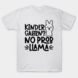 Kindergarten, No Problem Funny Kids Back to School T-Shirt